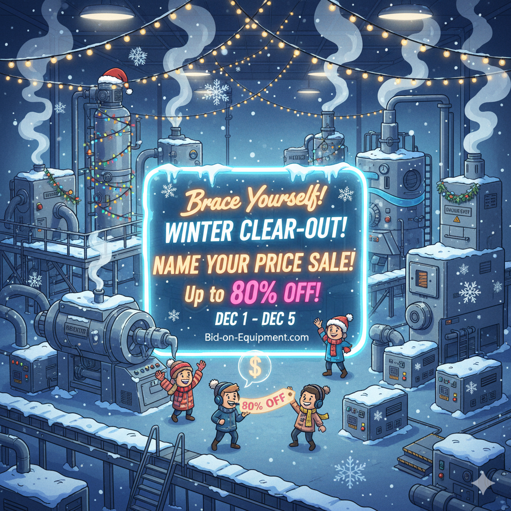☃️ Winter Wonder-Deals! Name Your Price & Save Up to 80% on Premium Equipment! ☃️