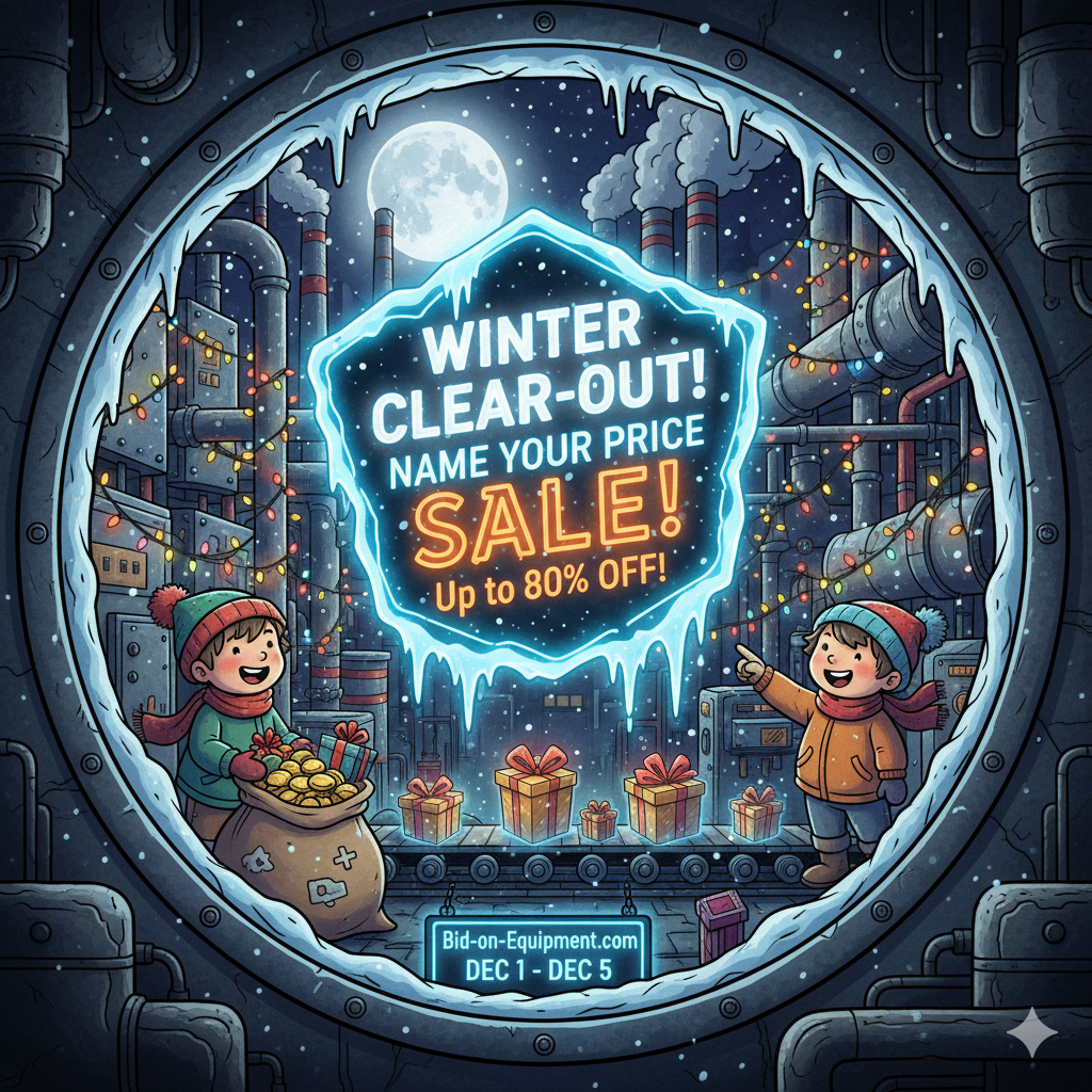 ☃️ WINTER WONDER-DEALS ARE LIVE! Name Your Price & Save Up to 80% on Premium Equipment! ☃️